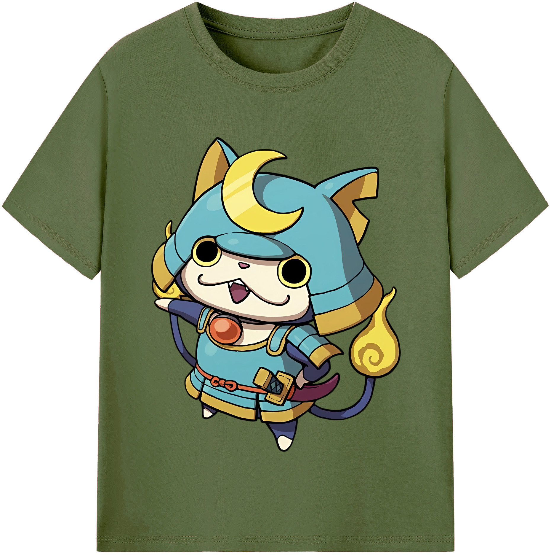（画像用） 妖怪ウォッチ Yo-kai Watch 綿100％半袖Tシャツ（フロントプリント）